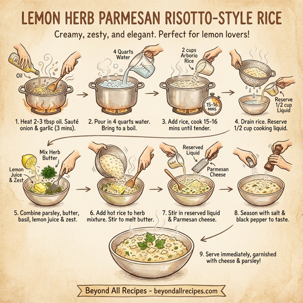 Lemon Herb Parmesan Risotto-Style Rice instructions