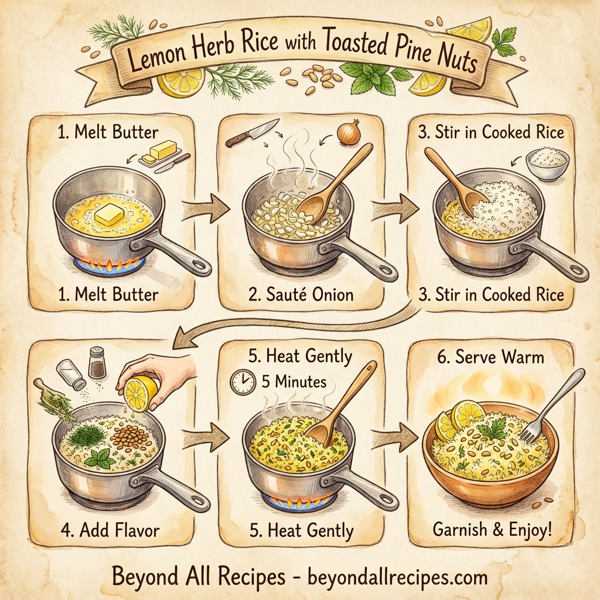 Lemon Herb Rice with Toasted Pine Nuts instructions