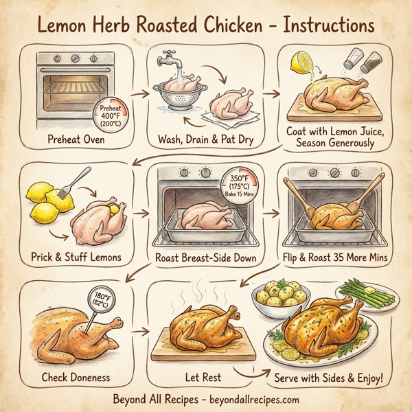 Lemon Herb Roasted Chicken instructions
