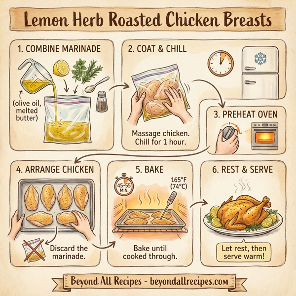 Lemon Herb Roasted Chicken Breasts instructions