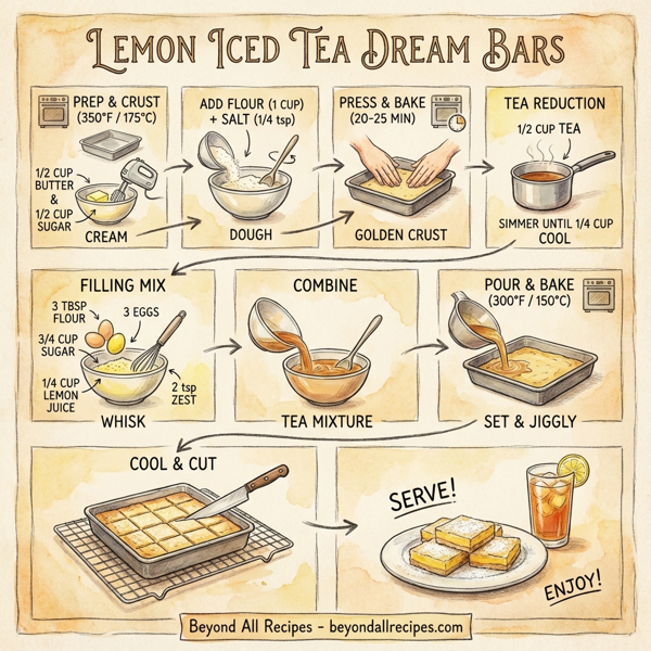 Lemon Iced Tea Dream Bars instructions