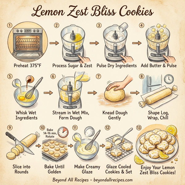 Lemon Zest Bliss Cookies instructions