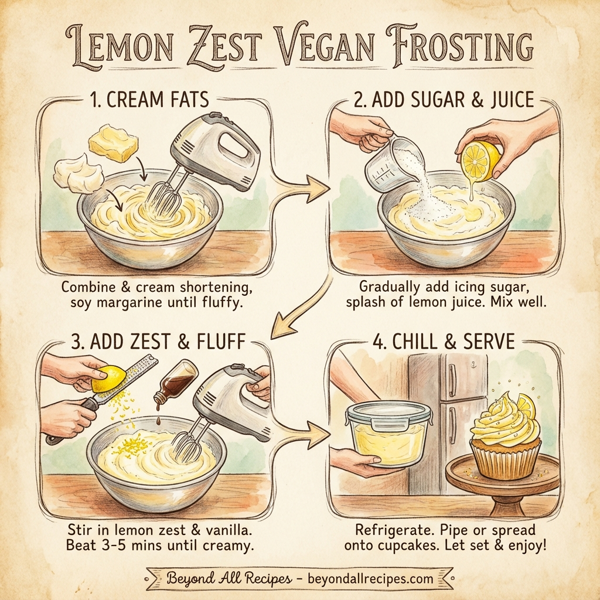Lemon Zest Vegan Frosting instructions
