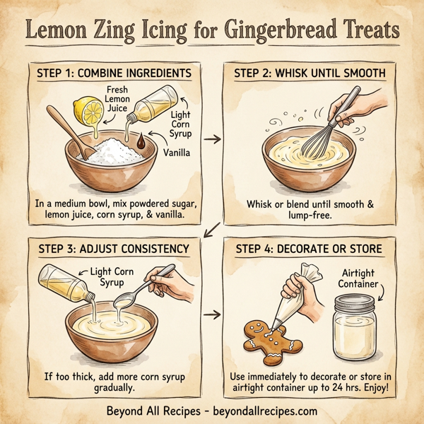 Lemon Zing Icing for Gingerbread Treats instructions