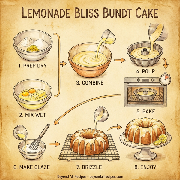 Lemonade Bliss Bundt Cake instructions