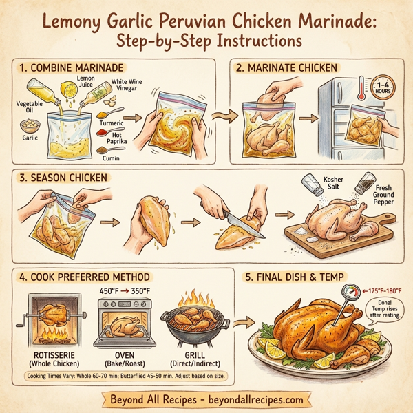 Lemony Garlic Peruvian Chicken Marinade instructions