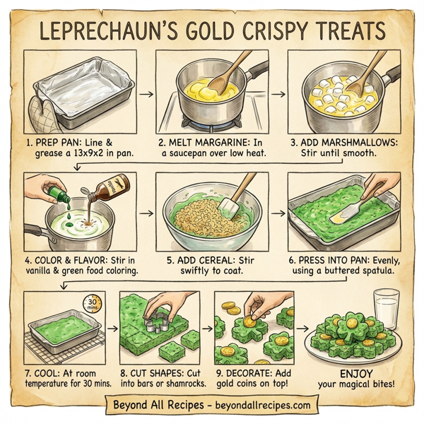Leprechaun's Gold Crispy Treats instructions