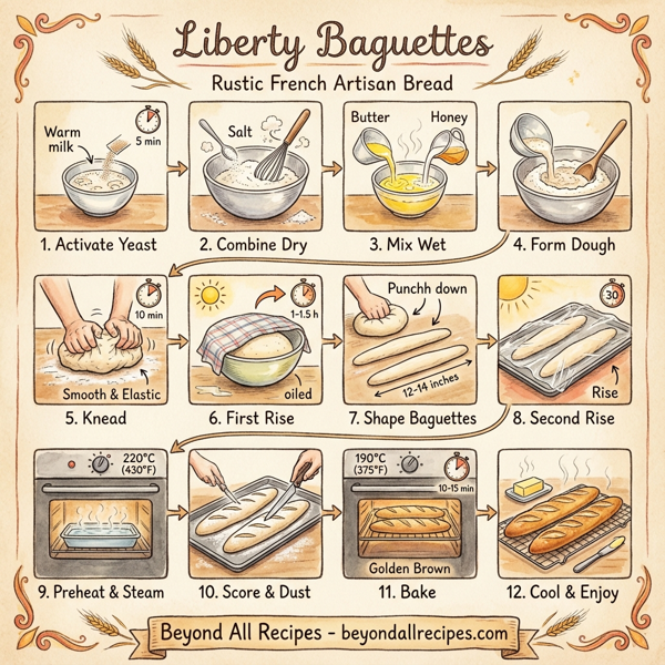 Liberty Baguettes - Rustic French Artisan Bread instructions
