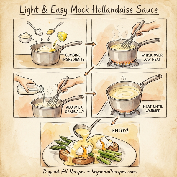 Light & Easy Mock Hollandaise Sauce instructions