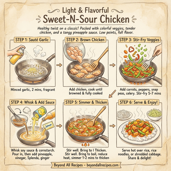 Light & Flavorful Sweet-N-Sour Chicken instructions