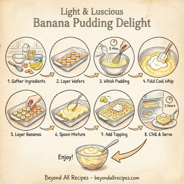 Light & Luscious Banana Pudding Delight instructions