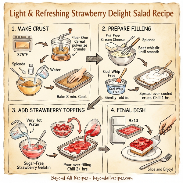 Light & Refreshing Strawberry Delight Salad instructions