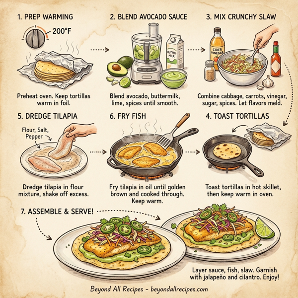 Light & Zesty Tilapia Tacos instructions