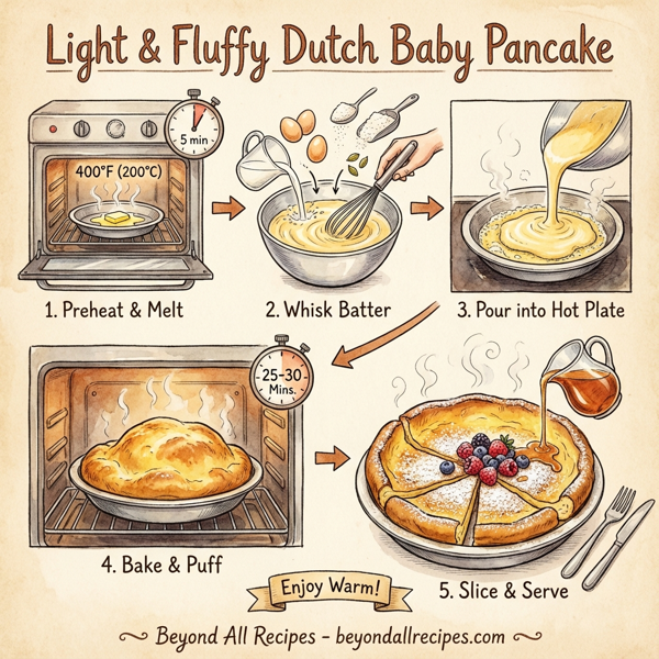 Light and Fluffy Dutch Baby Pancake instructions
