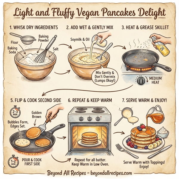 Light and Fluffy Vegan Pancakes Delight instructions