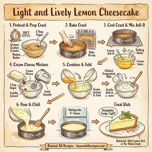 Light and Lively Lemon Cheesecake instructions