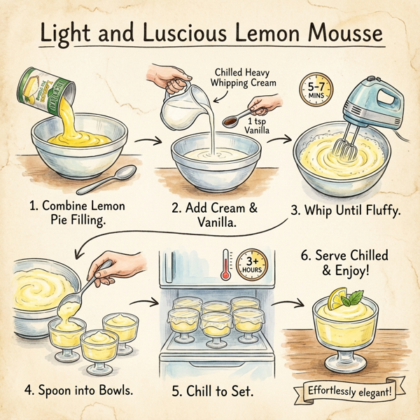 Light and Luscious Lemon Mousse instructions