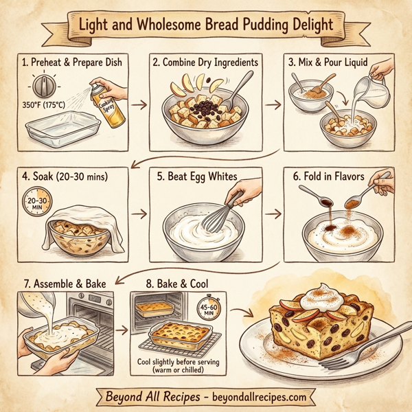Light and Wholesome Bread Pudding Delight instructions