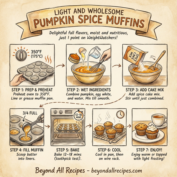 Light and Wholesome Pumpkin Spice Muffins instructions