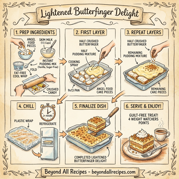 Lightened Butterfinger Delight instructions