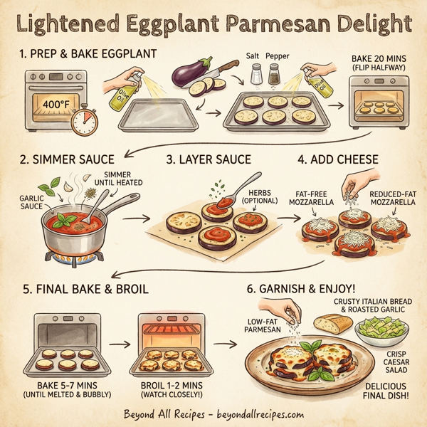 Lightened Eggplant Parmesan Delight instructions