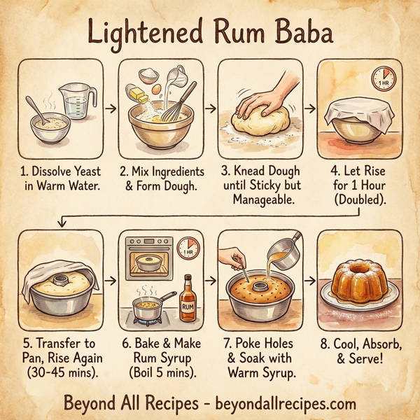 Lightened Rum Baba instructions