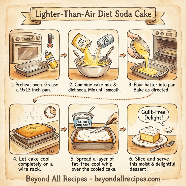 Lighter-Than-Air Diet Soda Cake instructions