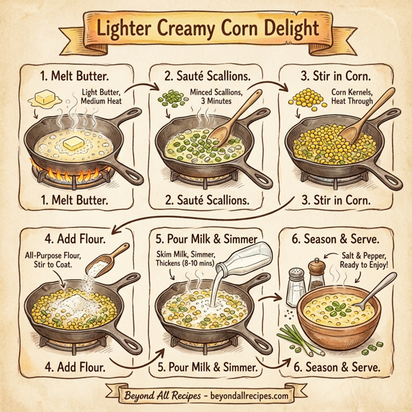 Lighter Creamy Corn Delight instructions