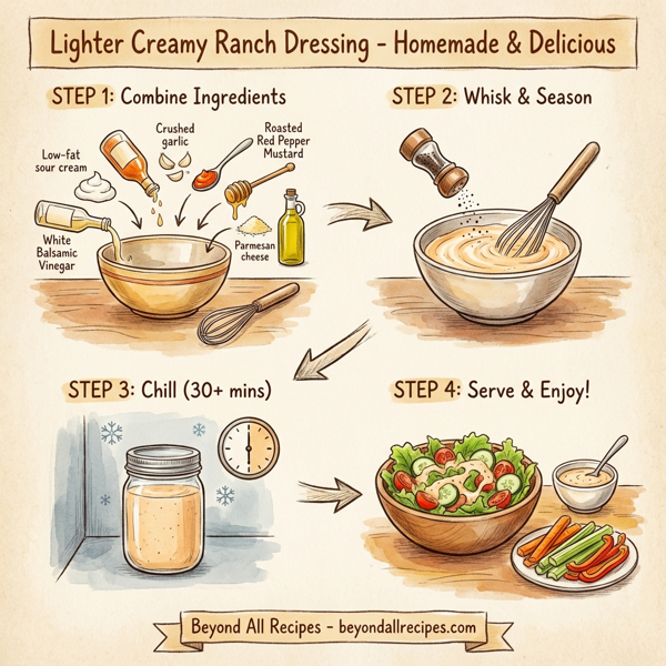 Lighter Creamy Ranch Dressing instructions