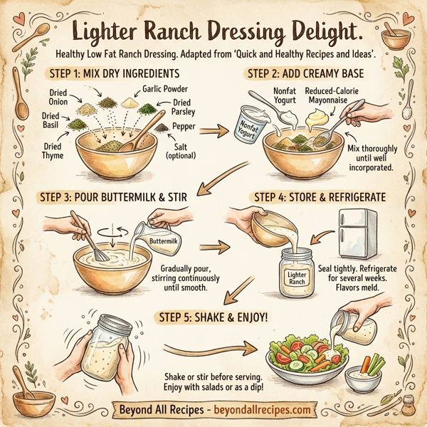 Lighter Ranch Dressing Delight instructions