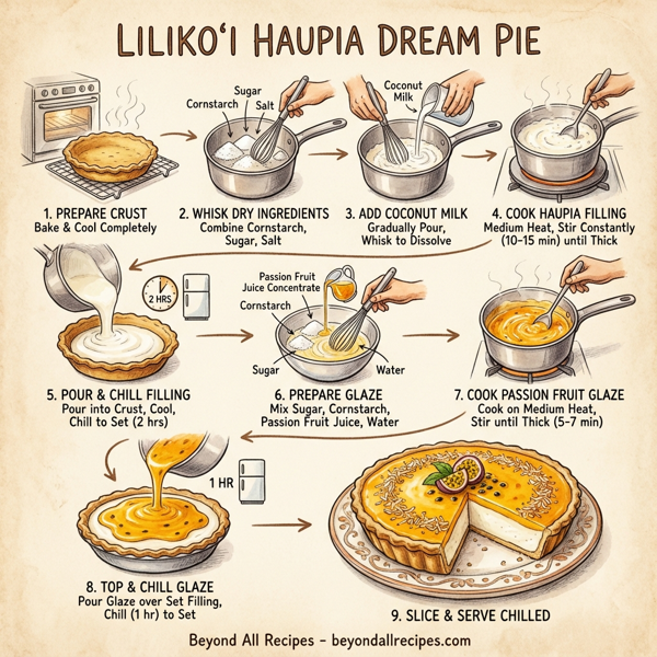 Liliko‘i Haupia Dream Pie instructions