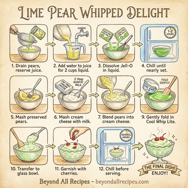 Lime Pear Whipped Delight instructions