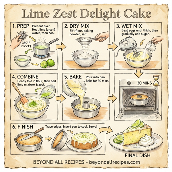 Lime Zest Delight Cake instructions