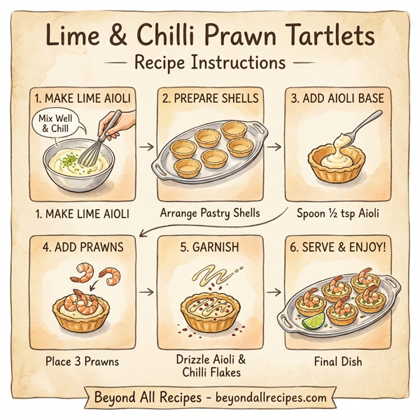 Lime & Chilli Prawn Tartlets instructions