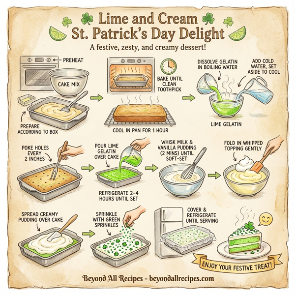 Lime and Cream St. Patrick's Day Delight instructions