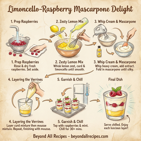 Limoncello-Raspberry Mascarpone Delight instructions