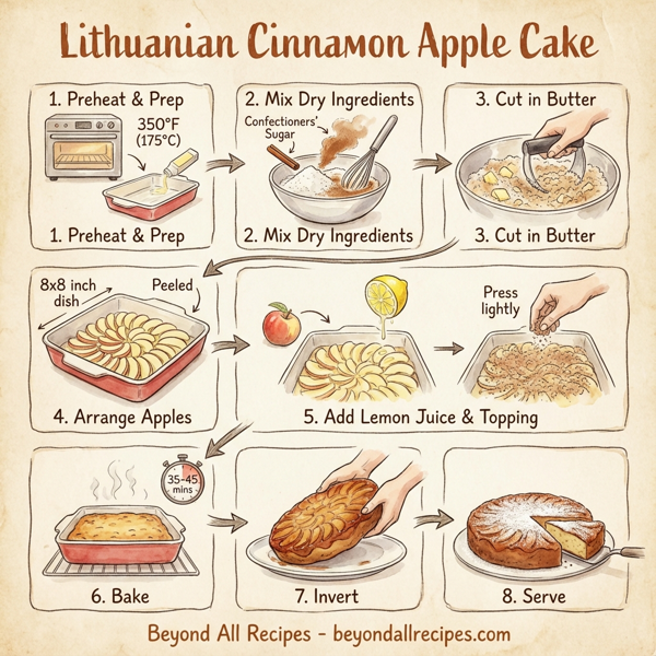 Lithuanian Cinnamon Apple Cake instructions