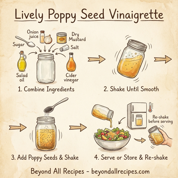 Lively Poppy Seed Vinaigrette instructions