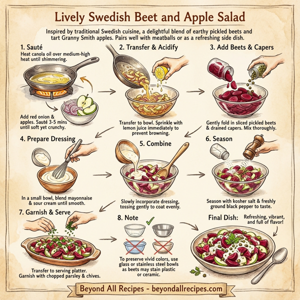 Lively Swedish Beet and Apple Salad instructions