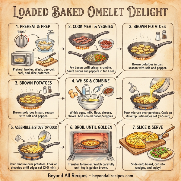 Loaded Baked Omelet Delight instructions