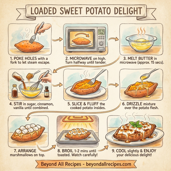 Loaded Sweet Potato Delight instructions