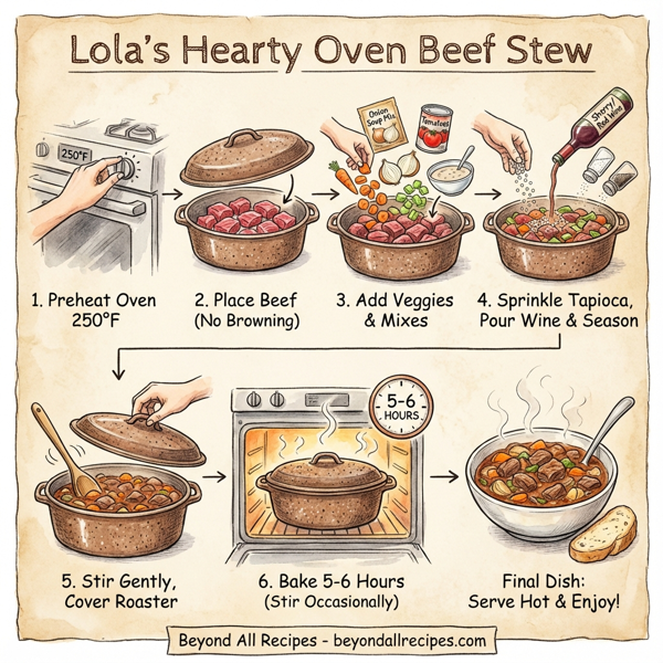 Lola's Hearty Oven Beef Stew instructions