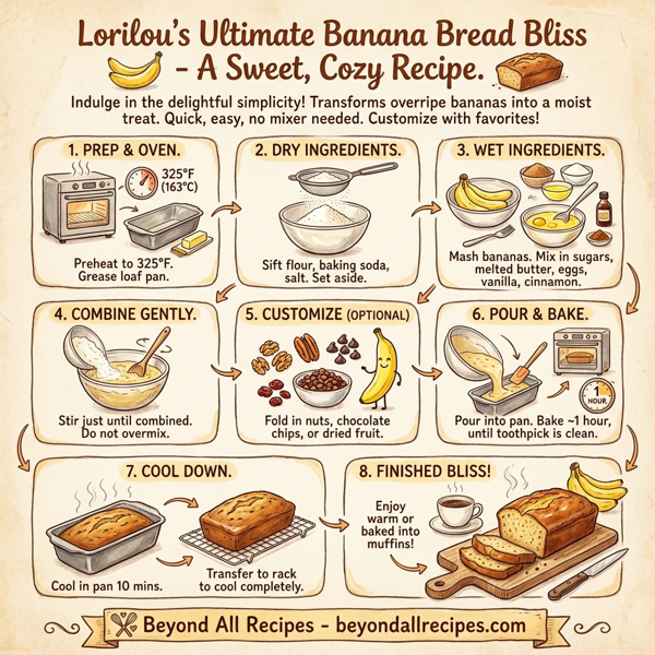 Lorilou's Ultimate Banana Bread Bliss instructions