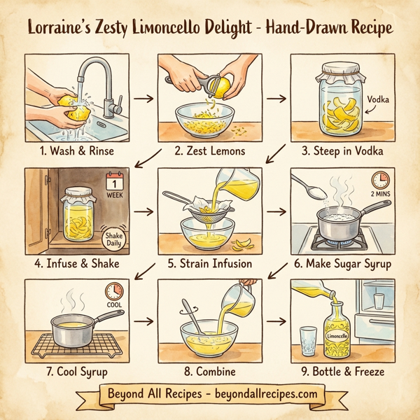 Lorraine's Zesty Limoncello Delight instructions