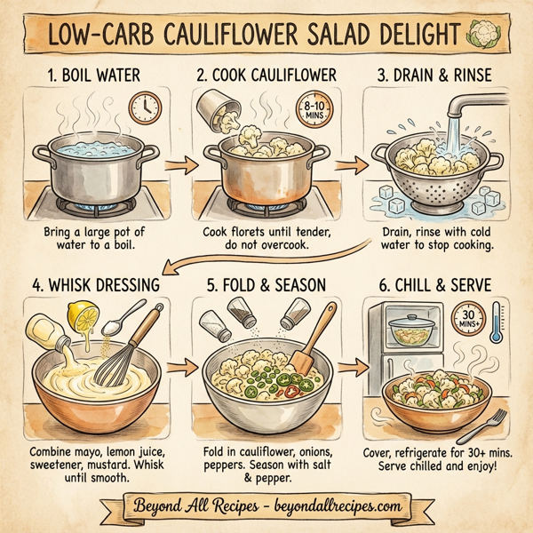 Low-Carb Cauliflower Salad Delight instructions