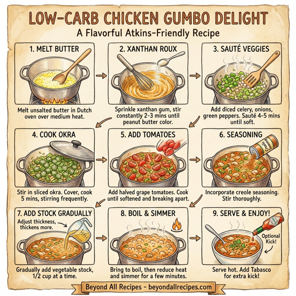 Low-Carb Chicken Gumbo Delight instructions