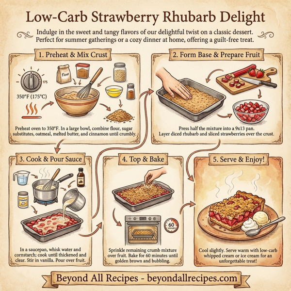 Low-Carb Strawberry Rhubarb Delight instructions
