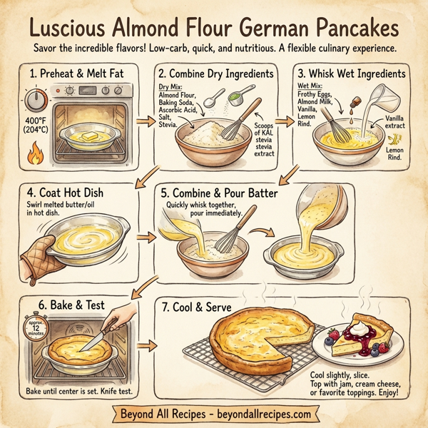 Luscious Almond Flour German Pancakes instructions