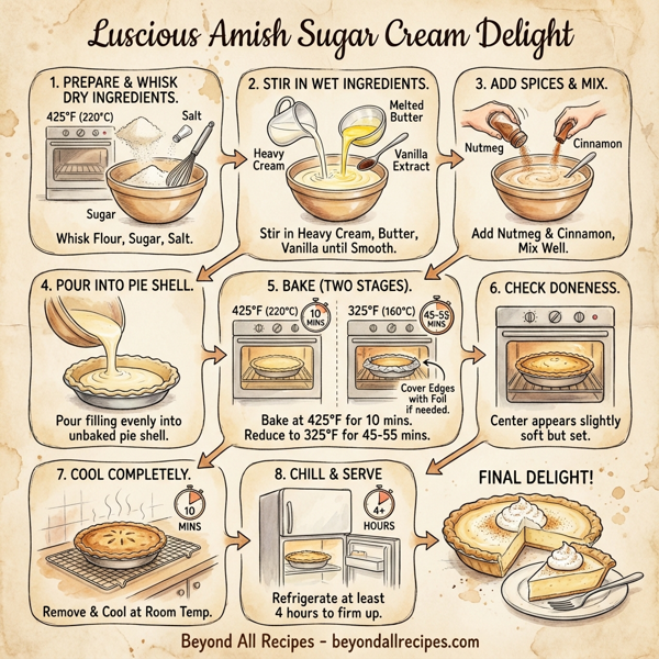 Luscious Amish Sugar Cream Delight instructions