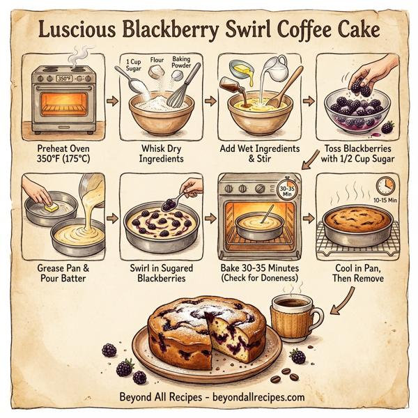 Luscious Blackberry Swirl Coffee Cake instructions